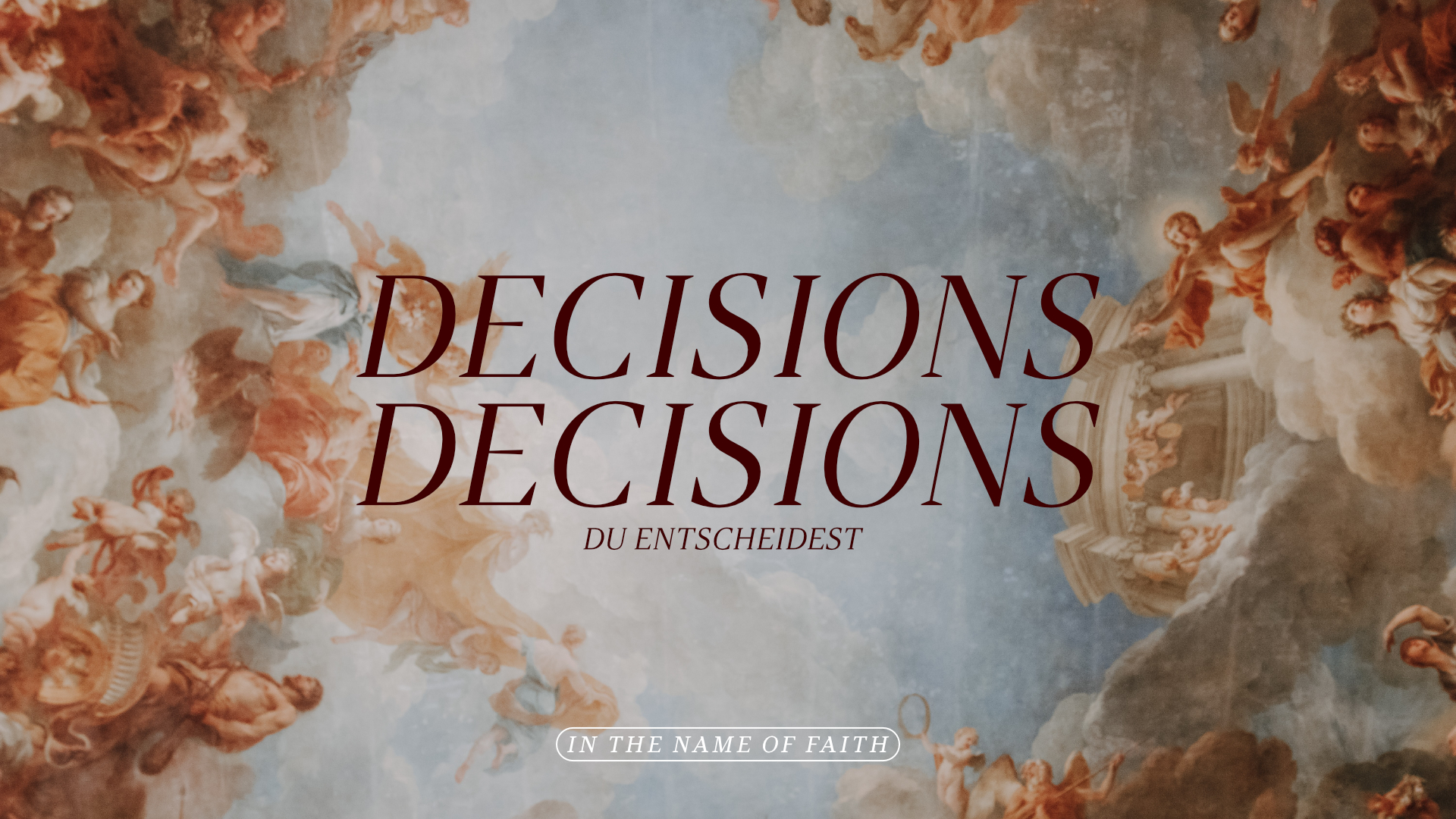 Decision, Decisions